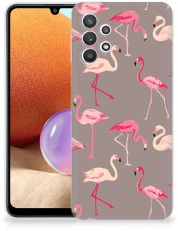 B2Ctelecom Cover Case Samsung Galaxy A32 4G Smartphone hoesje Flamingo