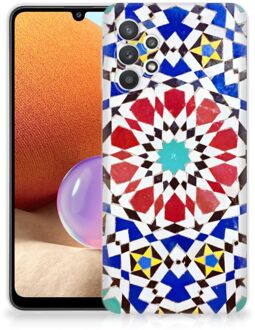 B2Ctelecom Cover Case Samsung Galaxy A32 4G Smartphone hoesje Mozaïek