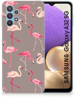 B2Ctelecom Cover Case Samsung Galaxy A32 5G Smartphone hoesje Flamingo