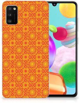 B2Ctelecom Cover Case Samsung Galaxy A41 Smartphone hoesje Batik Orange