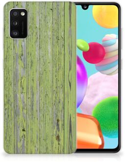 B2Ctelecom Cover Case Samsung Galaxy A41 Smartphone hoesje Green Wood