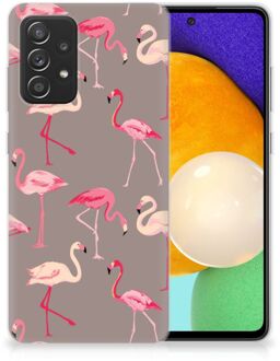 B2Ctelecom Cover Case Samsung Galaxy A52 (5G/4G) Smartphone hoesje Flamingo