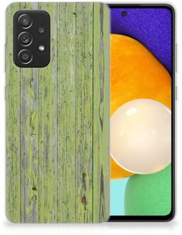 B2Ctelecom Cover Case Samsung Galaxy A52 (5G/4G) Smartphone hoesje Green Wood