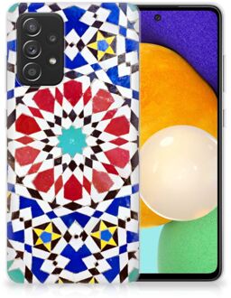 B2Ctelecom Cover Case Samsung Galaxy A52 (5G/4G) Smartphone hoesje Mozaïek