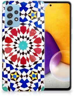 B2Ctelecom Cover Case Samsung Galaxy A72 Smartphone hoesje Mozaïek