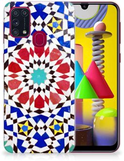 B2Ctelecom Cover Case Samsung Galaxy M31 Smartphone hoesje Mozaïek