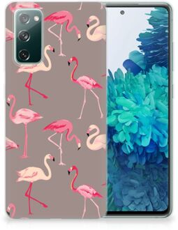 B2Ctelecom Cover Case Samsung Galaxy S20 FE Smartphone hoesje Flamingo