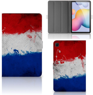 B2Ctelecom Cover Case Samsung Galaxy Tab S6 Lite Hoesje met Magneetsluiting Nederlandse Vlag