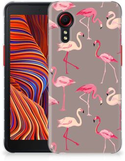 B2Ctelecom Cover Case Samsung Galaxy Xcover 5 Smartphone hoesje Flamingo