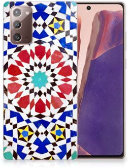 B2Ctelecom Cover Case Samsung Note 20 Smartphone hoesje Mozaïek