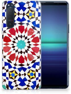 B2Ctelecom Cover Case Sony Xperia 5II Smartphone hoesje Mozaïek