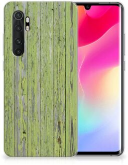 B2Ctelecom Cover Case Xiaomi Mi Note 10 Lite Smartphone hoesje Green Wood