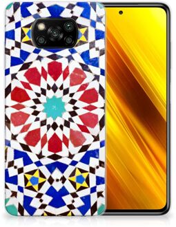 B2Ctelecom Cover Case Xiaomi Poco X3 Smartphone hoesje Mozaïek