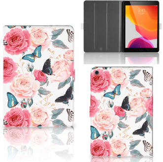 B2Ctelecom Cover iPad 10.2 (2019) | iPad 10.2 (2020) Butterfly Roses