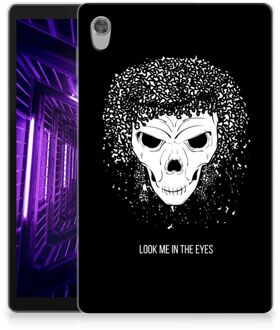 B2Ctelecom Cover Lenovo Tab M10 HD (2de generatie) Hoesje ontwerpen Skull Hair met transparant zijkanten