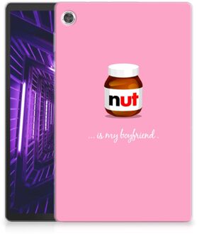 B2Ctelecom Cover Lenovo Tab M10 Plus Leuk Siliconen Hoes Nut Boyfriend met transparant zijkanten