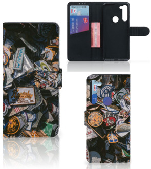 B2Ctelecom Cover Motorola G8 Power Hoesje Personaliseren Badges