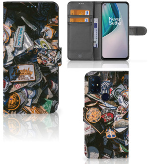 B2Ctelecom Cover OnePlus Nord N10 Hoesje Personaliseren Badges