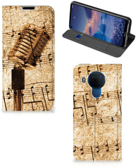 B2Ctelecom Cover Ontwerpen Nokia 5.4 Telefoonhoesje Bladmuziek