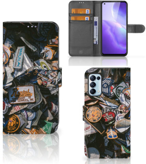 B2Ctelecom Cover OPPO Find X3 Lite Hoesje Personaliseren Badges