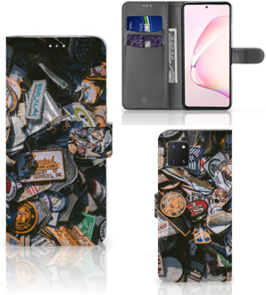 B2Ctelecom Cover Samsung Note 10 Lite Hoesje Personaliseren Badges