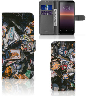 B2Ctelecom Cover Sony Xperia 10 II Hoesje Personaliseren Badges