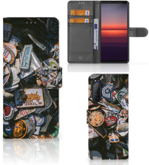 B2Ctelecom Cover Sony Xperia 5II Hoesje Personaliseren Badges