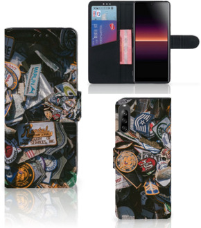 B2Ctelecom Cover Sony Xperia L4 Hoesje Personaliseren Badges