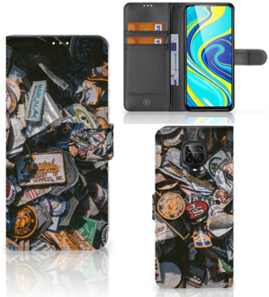 B2Ctelecom Cover Xiaomi Redmi Note 9 Pro | Note 9S Hoesje Personaliseren Badges