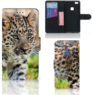 B2Ctelecom Design Hoesje Baby Luipaard voor de Huawei P10 Lite