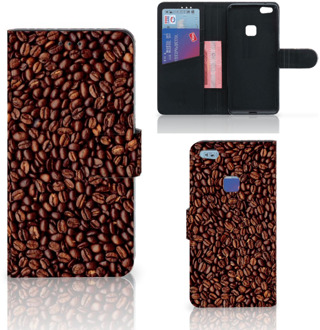 B2Ctelecom Design Hoesje Koffiebonen voor de Huawei P10 Lite