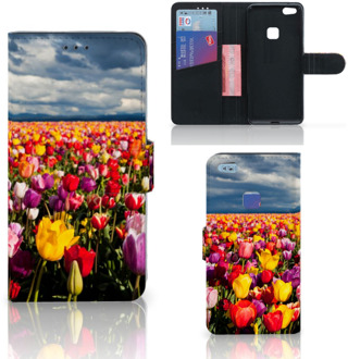 B2Ctelecom Design Hoesje Tulpen voor de Huawei P10 Lite