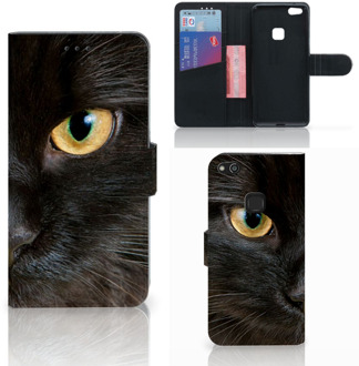 B2Ctelecom Design Hoesje Zwarte Kat voor de Huawei P10 Lite