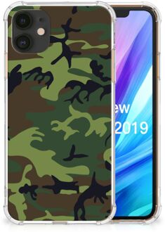 B2Ctelecom Doorzichtige Silicone Hoesje iPhone 11 Army Dark