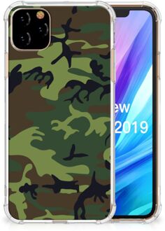 B2Ctelecom Doorzichtige Silicone Hoesje iPhone 11 Pro Max Army Dark