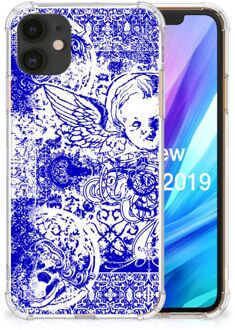 B2Ctelecom Extreme Case iPhone 11 Angel Skull Blue