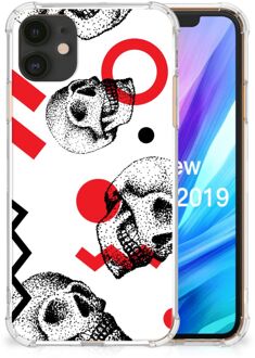 B2Ctelecom Extreme Case iPhone 11 Skull Rood