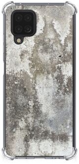 B2Ctelecom Extreme Case Samsung Galaxy A12 GSM Hoesje met doorzichtige rand Beton