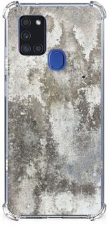 B2Ctelecom Extreme Case Samsung Galaxy A21s GSM Hoesje met doorzichtige rand Beton