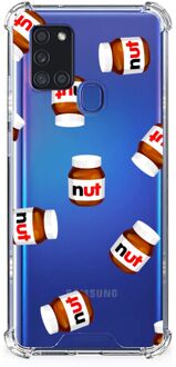 B2Ctelecom Extreme Case Samsung Galaxy A21s GSM Hoesje met doorzichtige rand Nut Jar