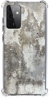 B2Ctelecom Extreme Case Samsung Galaxy A72 4G/5G GSM Hoesje met doorzichtige rand Beton