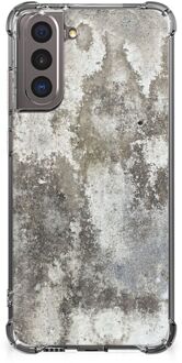 B2Ctelecom Extreme Case Samsung Galaxy S21 GSM Hoesje met doorzichtige rand Beton