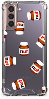 B2Ctelecom Extreme Case Samsung Galaxy S21 Plus GSM Hoesje met doorzichtige rand Nut Jar