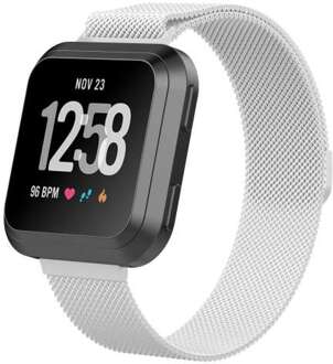 B2Ctelecom Fitbit Versa Milanees Bandje Zilver