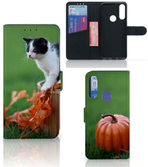 B2Ctelecom Flip Case Alcatel 1S 2020 Hoesje Kitten