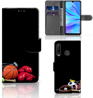 B2Ctelecom Flip Case Huawei P30 Lite Design Sports