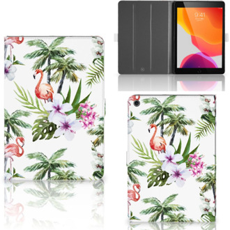 B2Ctelecom Flip Case iPad 10.2 (2019) | iPad 10.2 (2020) Flamingo Palms