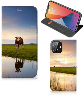 B2Ctelecom Flip Case iPhone 12 | iPhone 12 Pro Smartphone Hoesje Koe