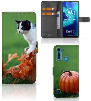 B2Ctelecom Flip Case Motorola G8 Power Lite Hoesje Kitten