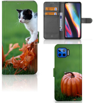 B2Ctelecom Flip Case Motorola Moto G 5G Plus Hoesje Kitten